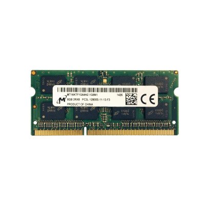 Оперативная память для ноутбука Micron SO-DIMM DDR3L 8Gb 1600MHz (MT16KTF1G64HZ-1G6N1) | Б/У
