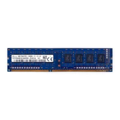 Оперативная память SK hynix DIMM 4GB 1Rx8 PC3-12800U-11-13-A1 DDR3 1600Mhz (HMT451U6AFR8C-PB N0 AA) | Б/У