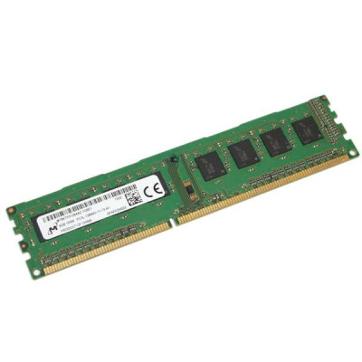 Оперативная память Micron DIMM 4GB 1Rx8 PC3-12800U-11-11-A1 DDR3 1600Mhz (MT8JTF51264AZ-1G6E1) | Б/У