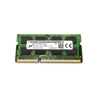 Оперативная память для ноутбука Micron SO-DIMM DDR3L 8Gb 1600MHz 12800S-11-13-FP (MT16KTF1G64HZ-1G6N1) Б/У