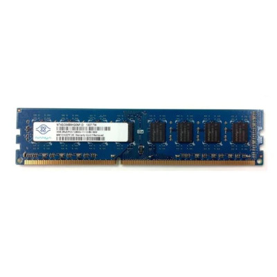 Оперативна пам'ять для ПК Nanya DDR3 4GB 1600MHz CL-11 (NT4GC64B8HG0NF-DI) | Вживана Оперативна пам'ять для ПК Nanya DDR3 4GB 1600MHz CL-11 (NT4GC64B8HG0NF-DI) | Вживана
