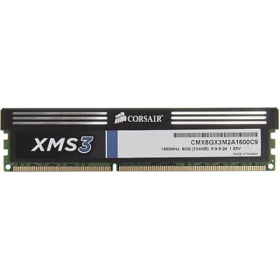 Оперативная память для ПК Corsair 4GB DDR3 1600MHz CL-9 (CMX8GX3M2A1600C9) | Б/У