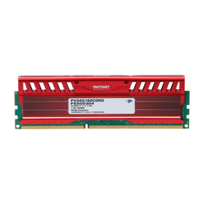 Оперативна пам'ять для ПК Patriot DDR3 4GB 1600MHz CL-10 (PV34G160C0RD) | Вживана Оперативна пам'ять для ПК Patriot DDR3 4GB 1600MHz CL-10 (PV34G160C0RD) | Вживана