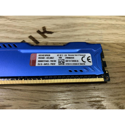 Оперативная память для ПК Hyperx DDR3 4GB 1600MHz CL-10