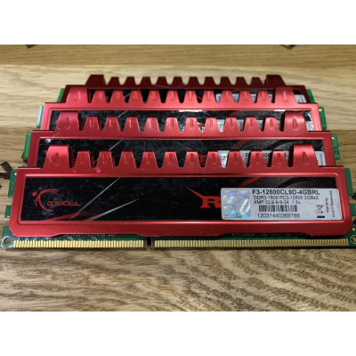Оперативна пам'ять для ПК G.Skill DDR3 2GB 1600MHz CL-9