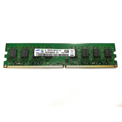 Оперативна пам'ять для ПК Samsung 2GB DDR2 800MHz (M378T5663FB3-CF7) | Вживана Оперативна пам'ять для ПК Samsung 2GB DDR2 800MHz (M378T5663FB3-CF7) | Вживана